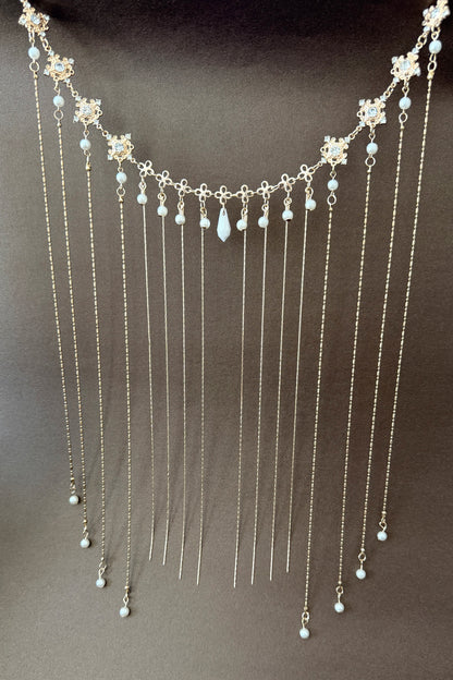 Rideau de Visage – avec barrette à chaînes - HanWen Shop