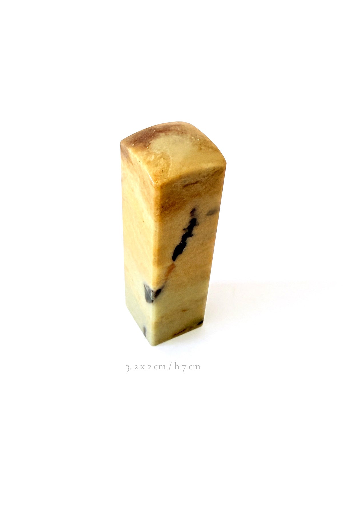 Sceau chinois personnalisé unique - Pierre de Qingtian à motif peau de tigre - HanWen Shop
