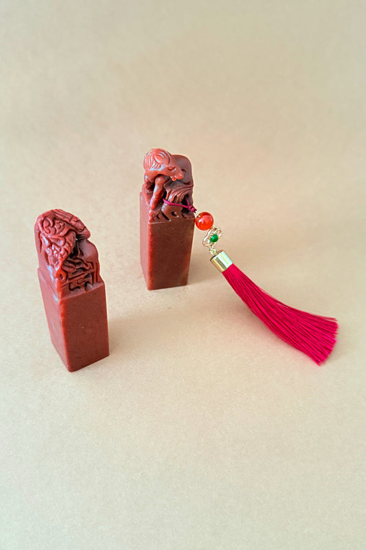 Sceau chinois personnalisé unique en forme d'animal - HanWen Shop