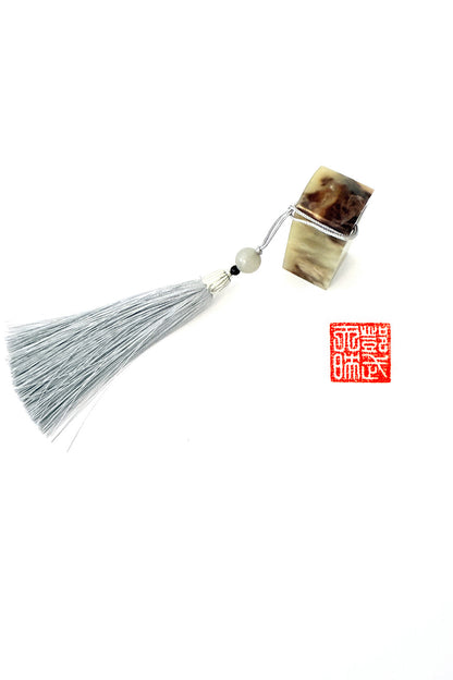 Sceau chinois personnalisé unique en forme de tuile - HanWen Shop