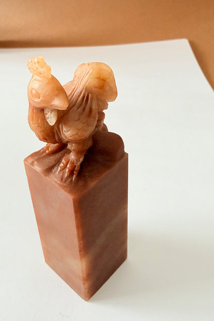 Sceau chinois personnalisé unique en pierre - Douze animaux du zodiaque chinois - HanWen Shop