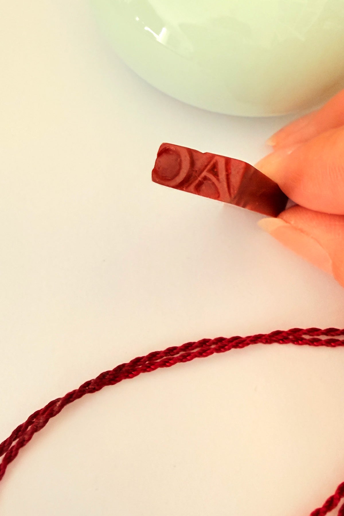 Seau en collier personnalisé en pierre - Porte-bonheur - HanWen Shop