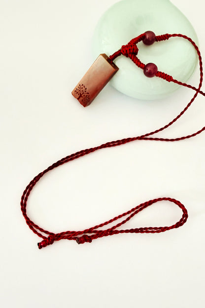 Seau en collier personnalisé en pierre - Porte-bonheur - HanWen Shop