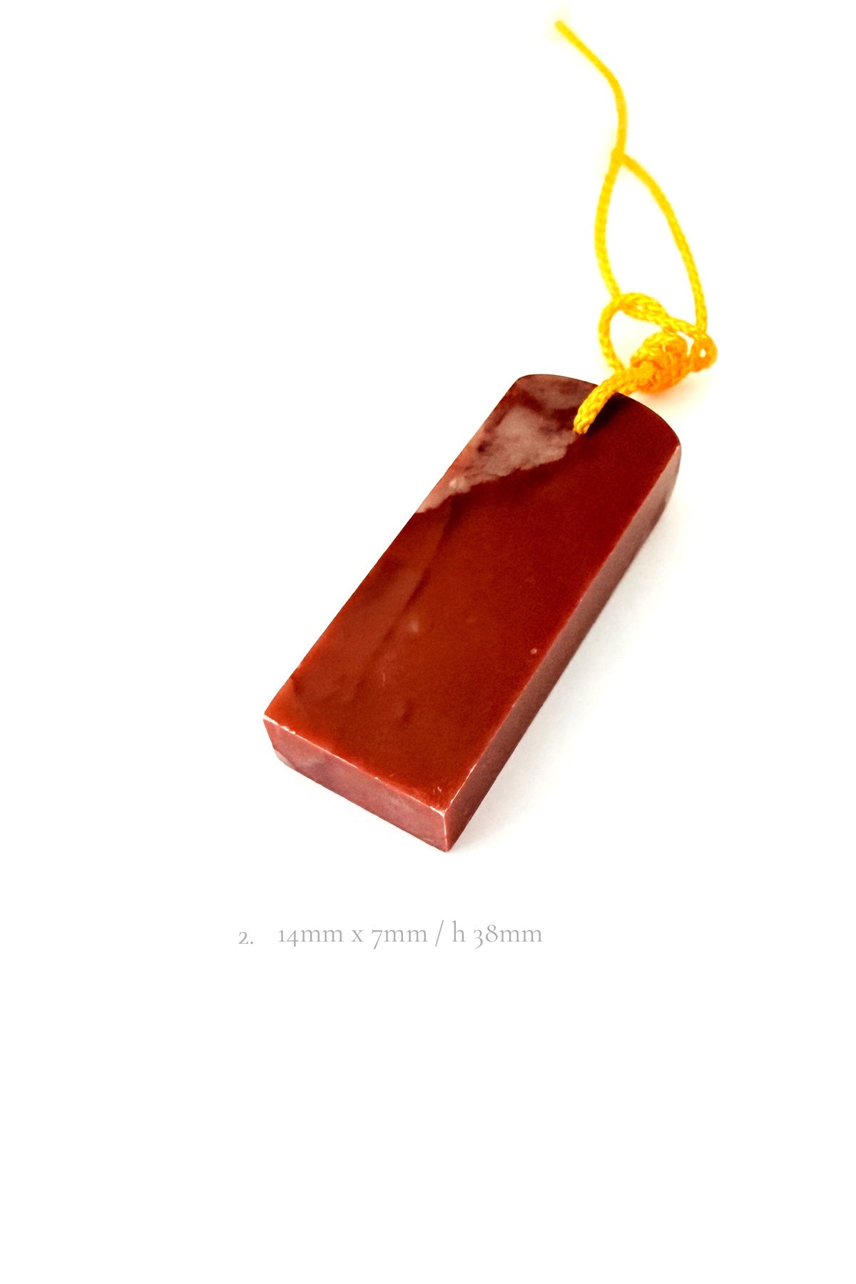 Seau en collier personnalisé en pierre - Porte-bonheur - HanWen Shop