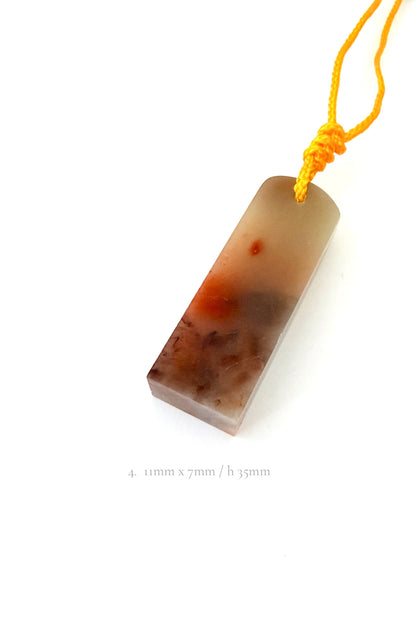 Seau en collier personnalisé en pierre - Porte-bonheur - HanWen Shop