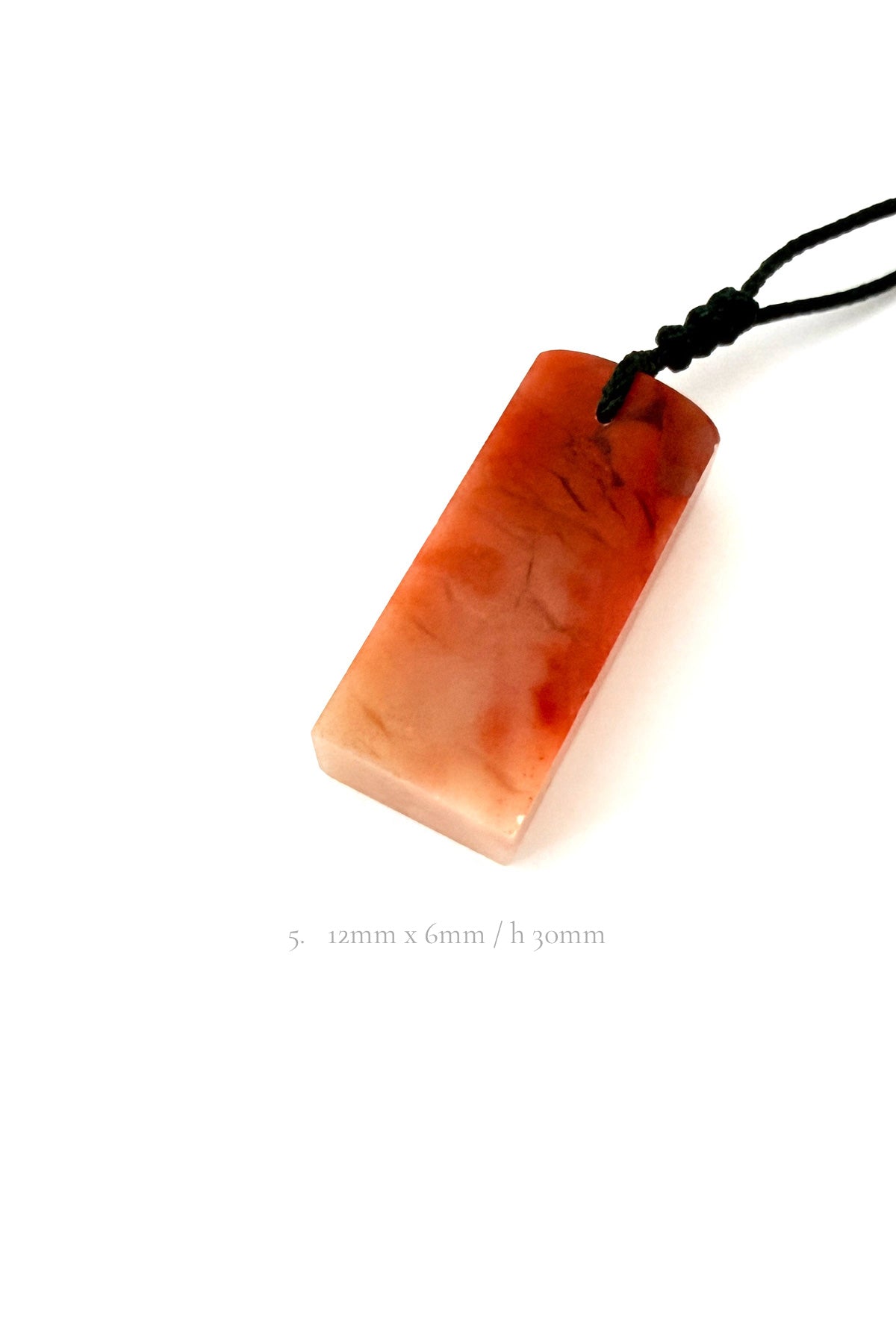 Seau en collier personnalisé en pierre - Porte-bonheur - HanWen Shop