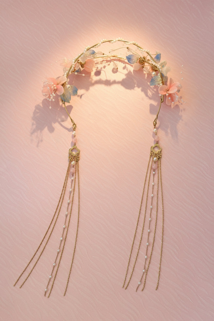 Serre-tête - Lys violette - HanWen Shop