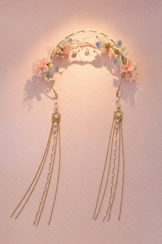 Serre-tête - Lys violette - HanWen Shop