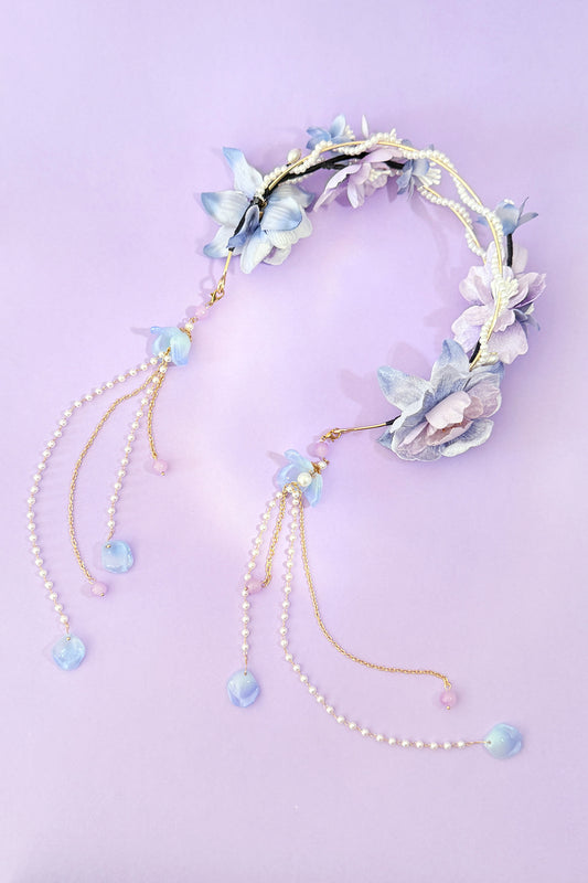 Serre-tête - Lys violette - HanWen Shop