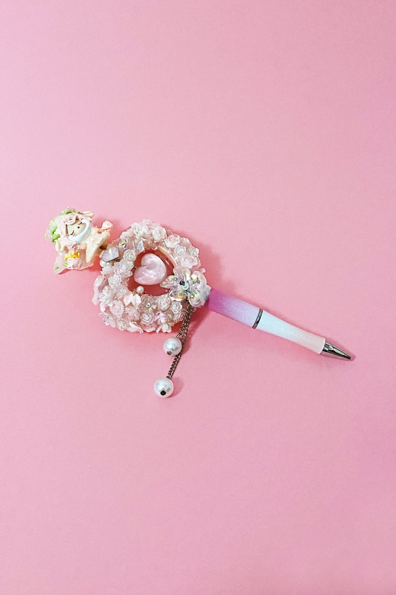 Stylo "POP BEAN" de l'atelier de HanWen - Ange d'amour - HanWen Shop