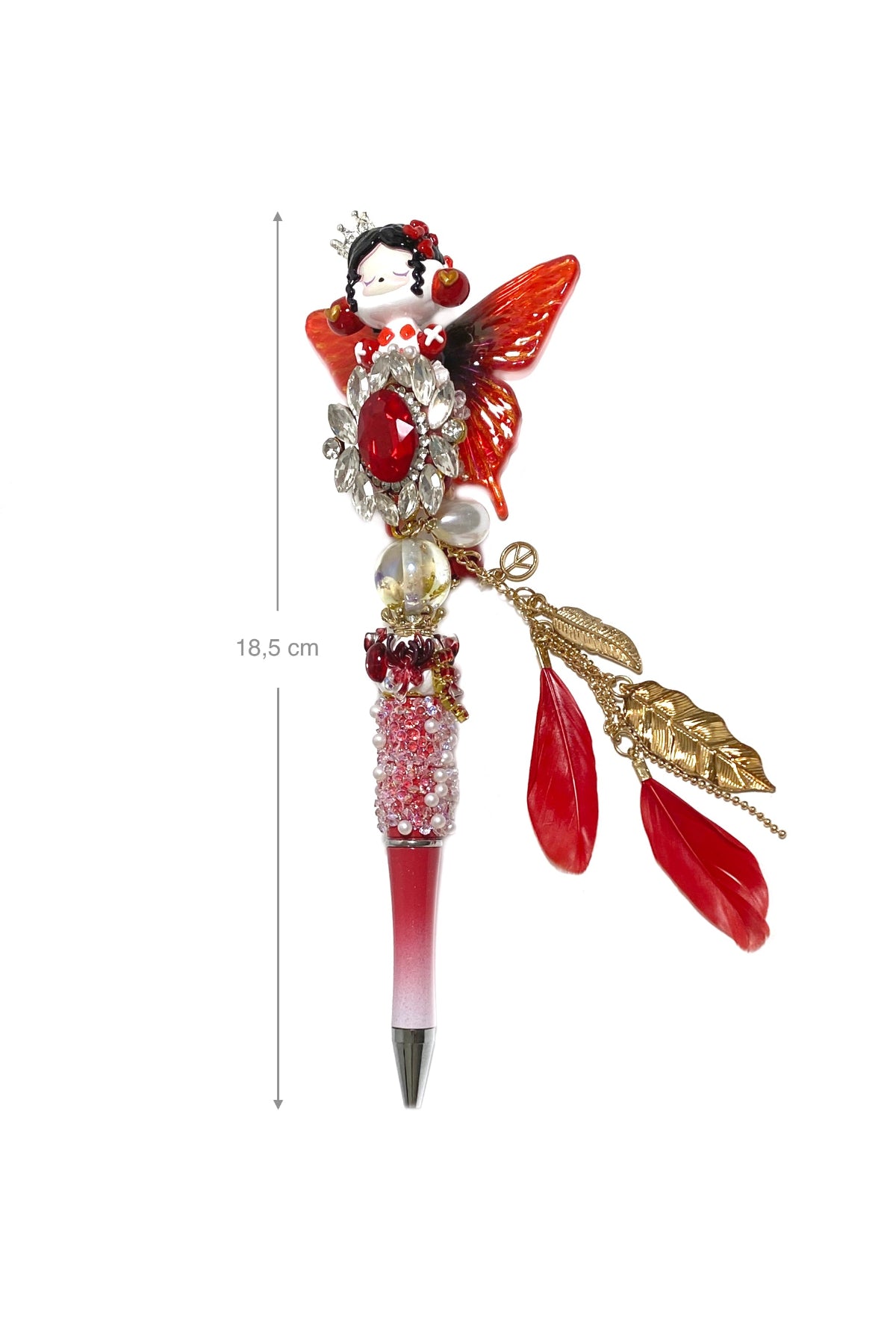 Stylo "POP BEAN" de l'atelier de HanWen - Fée ailée - HanWen Shop