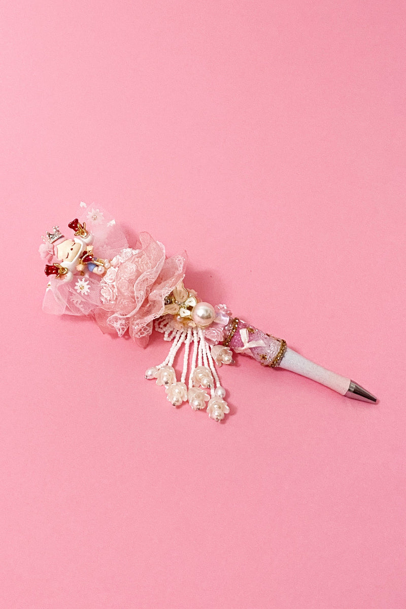 Stylo "POP BEAN" de l'atelier de HanWen - Mariée barbie - HanWen Shop