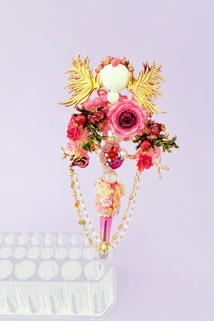 Stylo "POP MART" unique et fait à la main - L’ange des roses - HanWen Shop