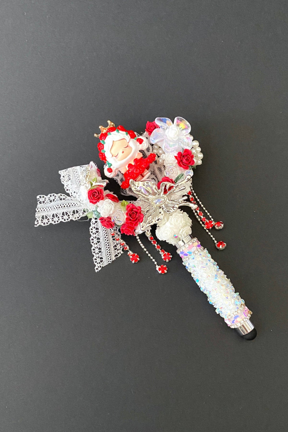 Stylo tactile "POP BEAN" de l'atelier de HanWen - Rose romantique - HanWen Shop