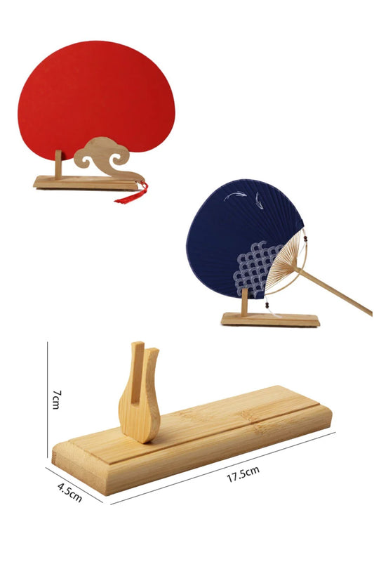 Support de Présentation pour Éventails - en Bambou Naturel - HanWen Shop