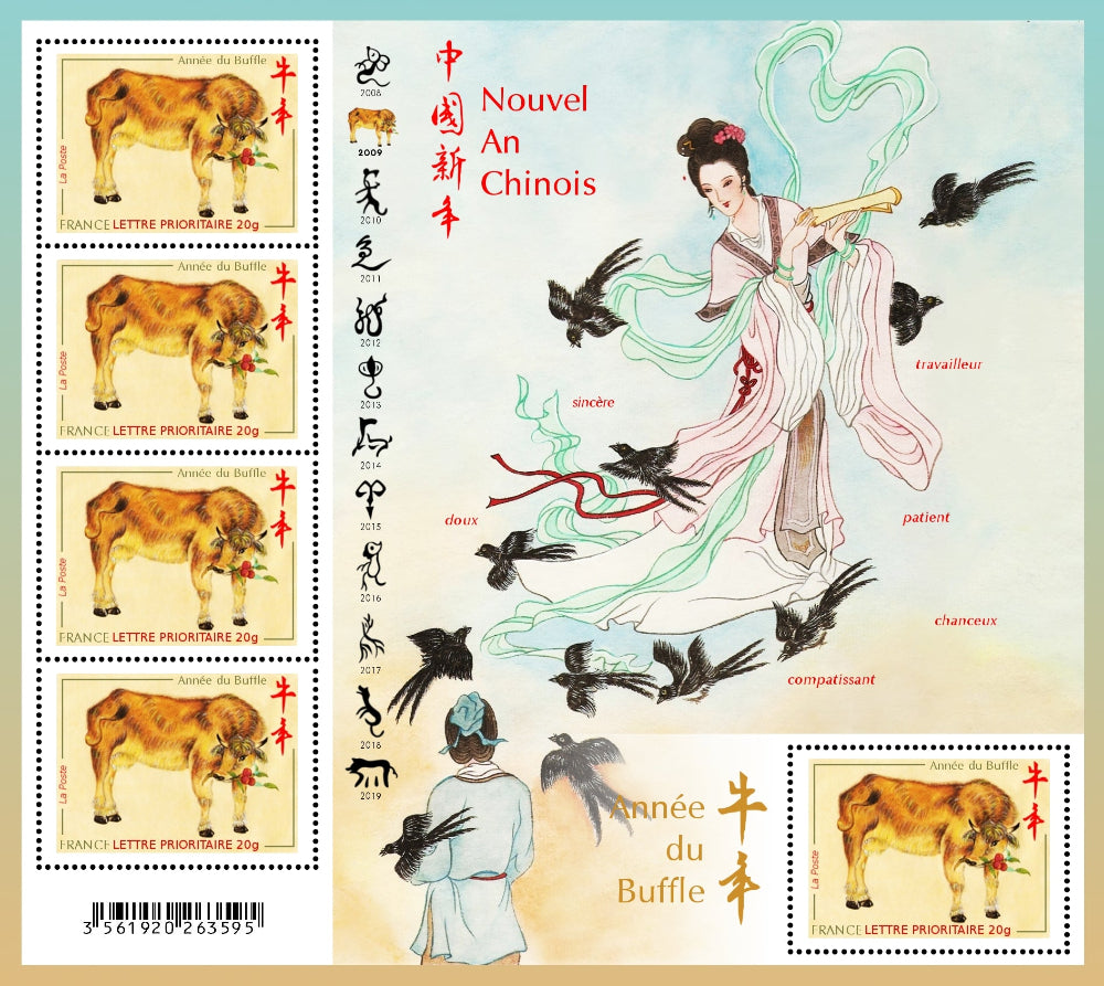 Li Xiaoqian - Timbres pour l’année du Bœuf