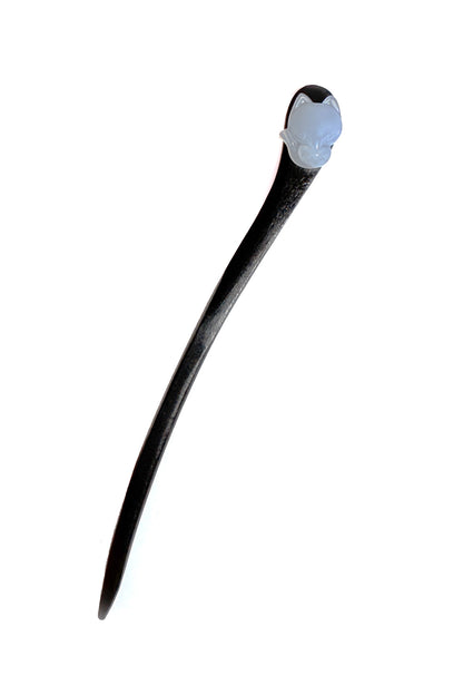 Épingle à cheveux en bois – Petit renard - Hanwen Shop