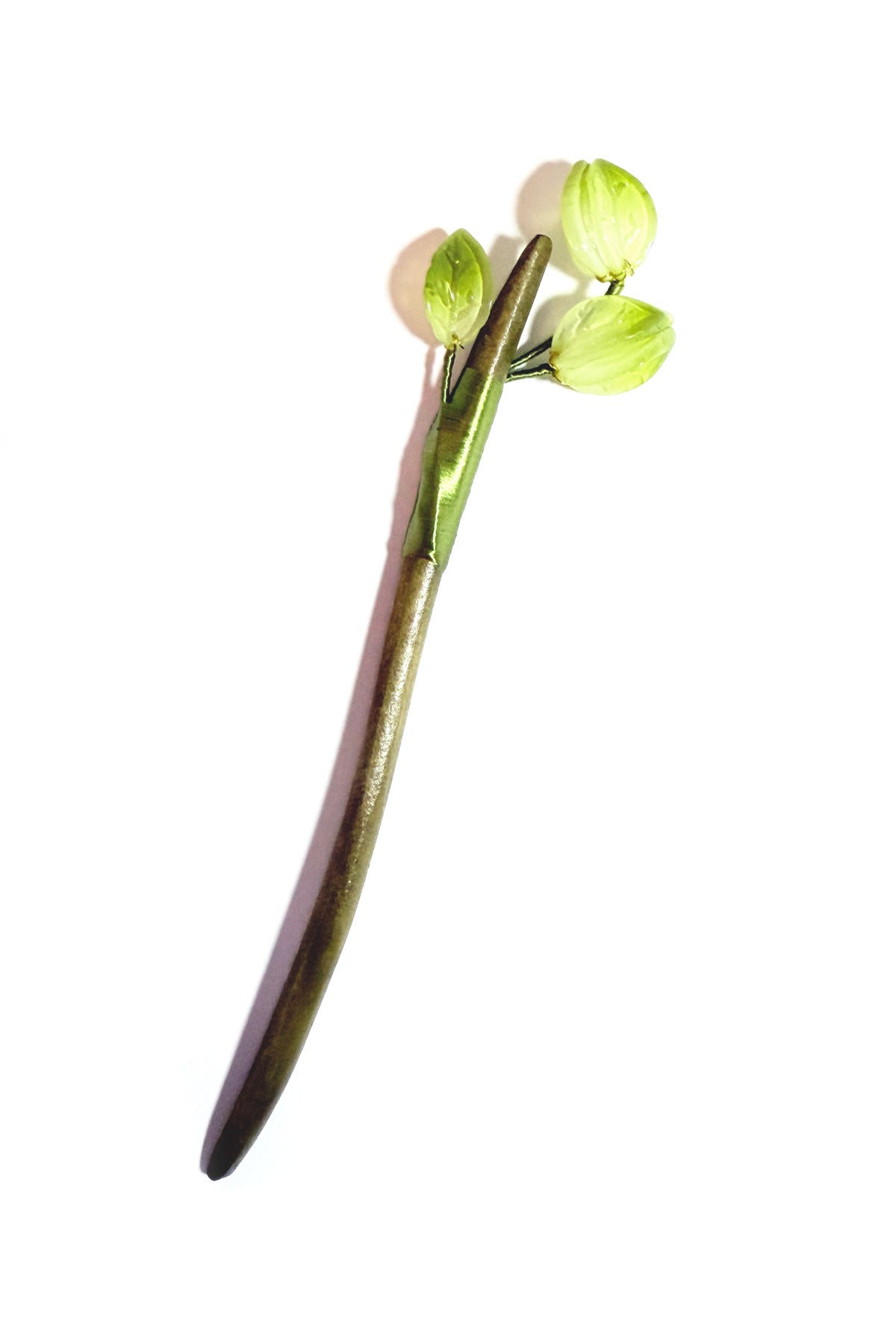 Épingle à cheveux en bois - Série Fleurs d’Orient - HanWen Shop