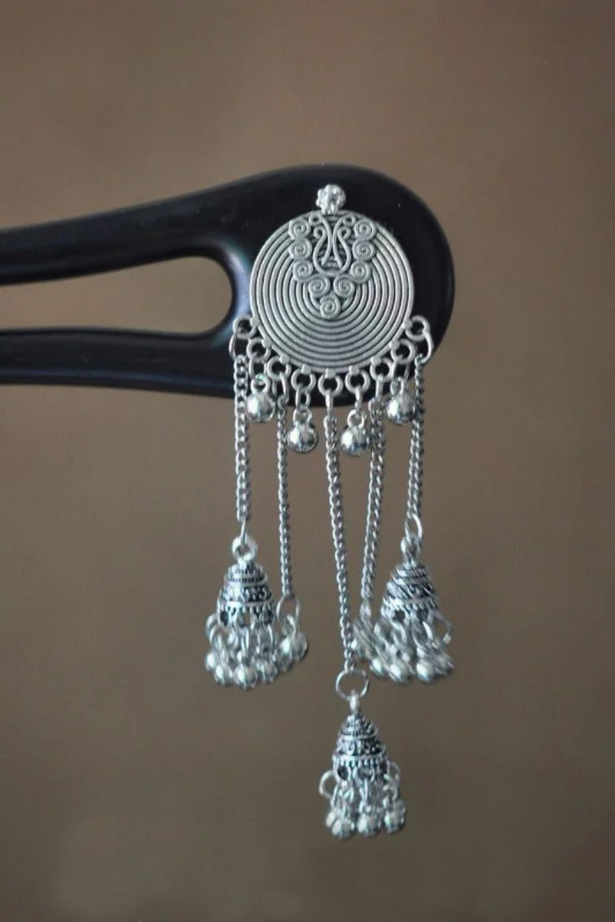 Épingle à cheveux en bois de santal noir - L'ethnie Miao - HanWen Shop