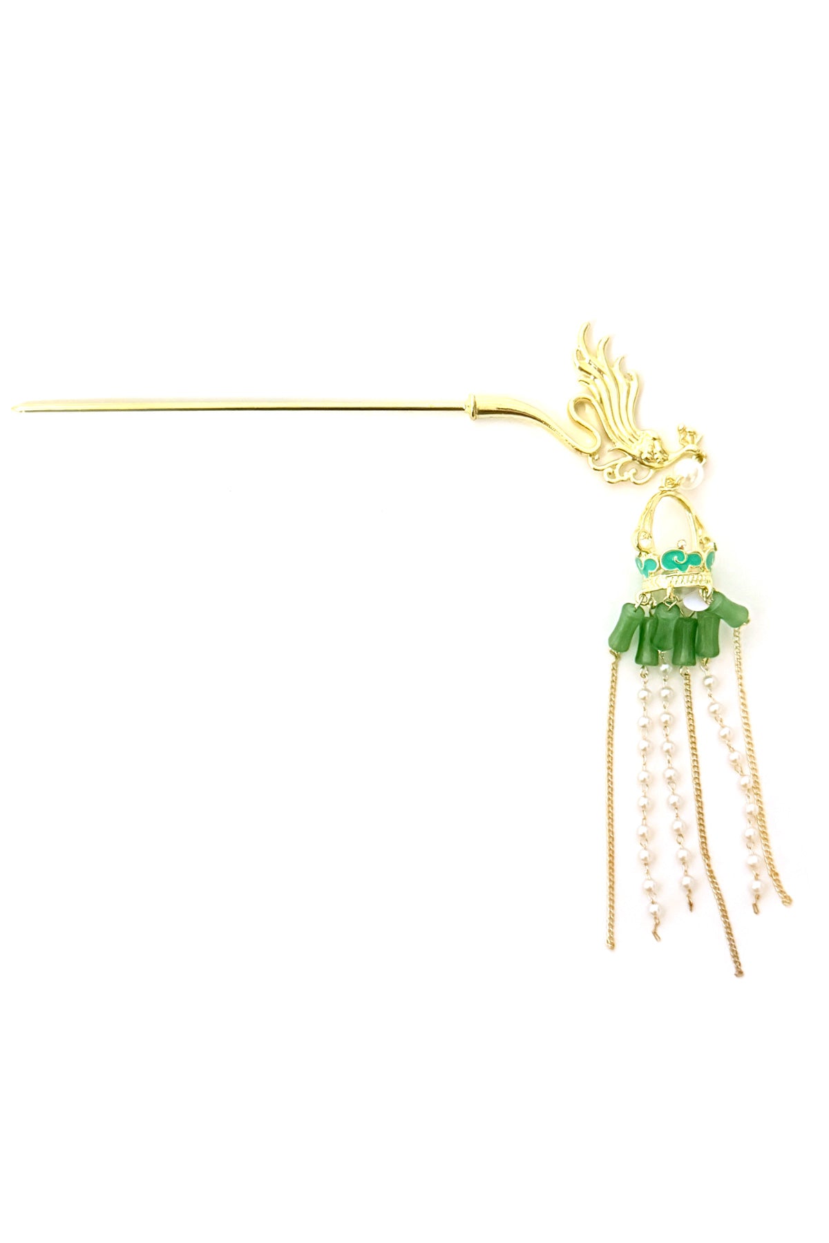 Épingle à cheveux phénix avec lumière LED - Panier de fleurs - HanWen Shop