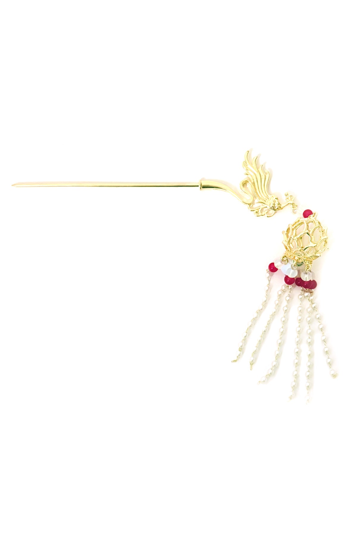 Épingle à cheveux phénix avec lumière LED - Panier de fleurs - HanWen Shop