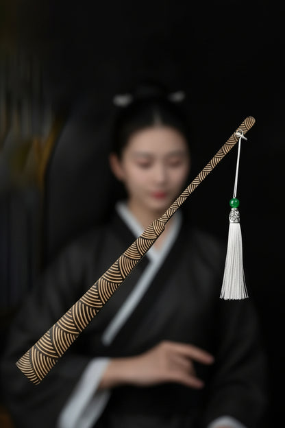 Éventail pliant de taille moyen - Collection classique - HanWen Shop