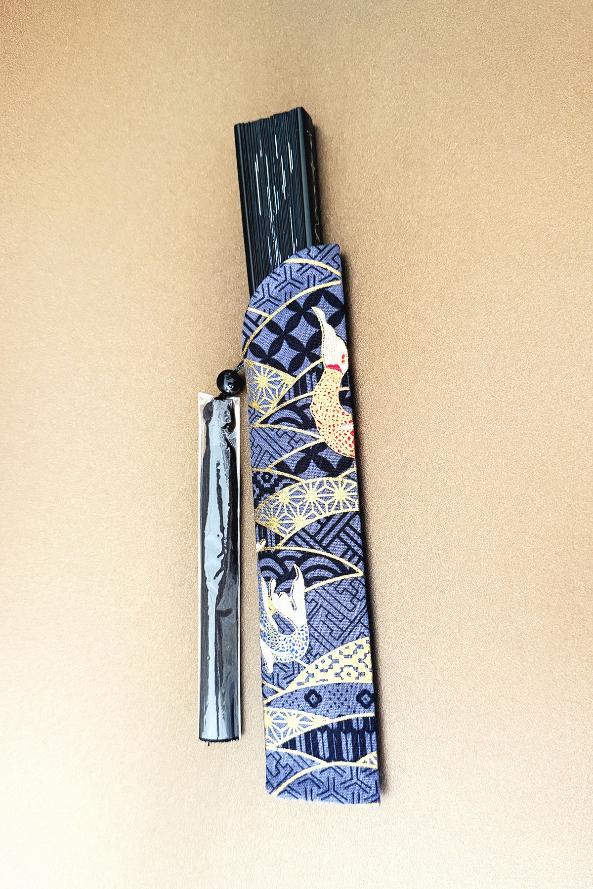 Éventail pliant de taille mini - Collection bambou entier