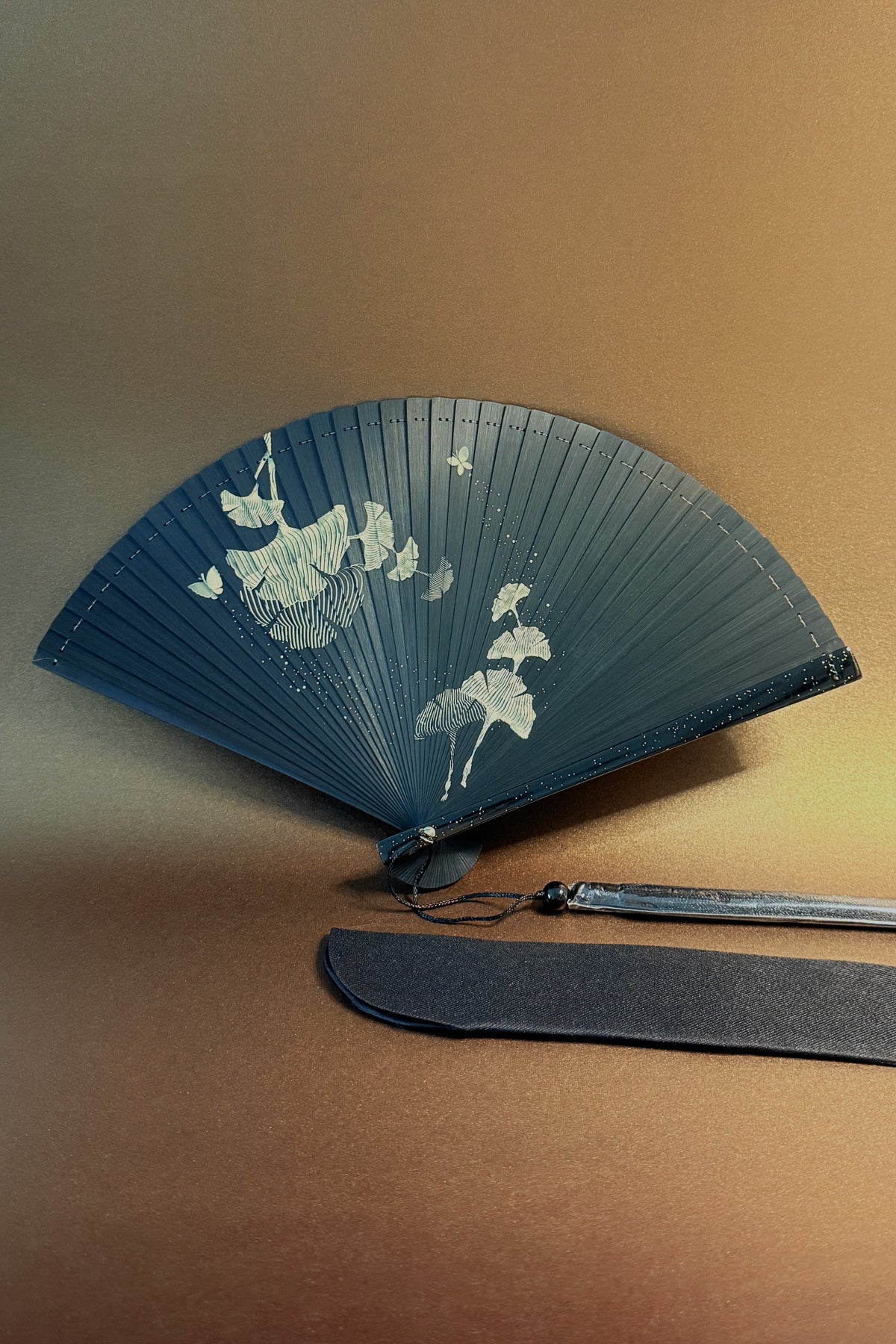 Éventail pliant de taille mini - Collection bambou entier - HanWen Shop