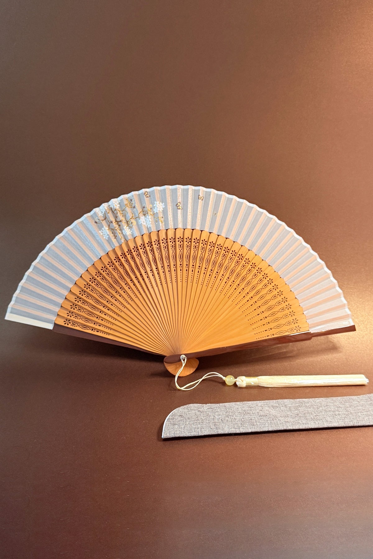 Éventail pliant de taille petite - Collection Éclatante