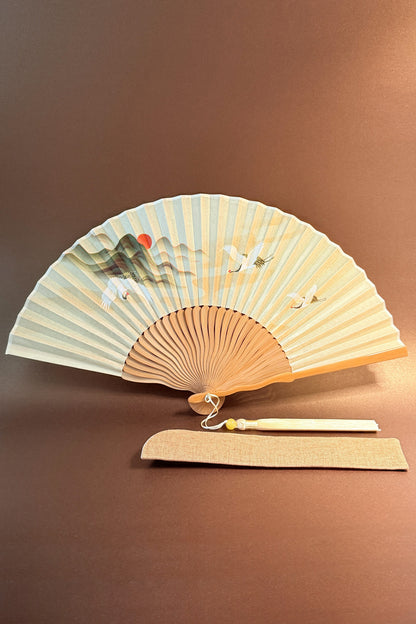 Éventail pliant de taille petite - Collection Éclatante