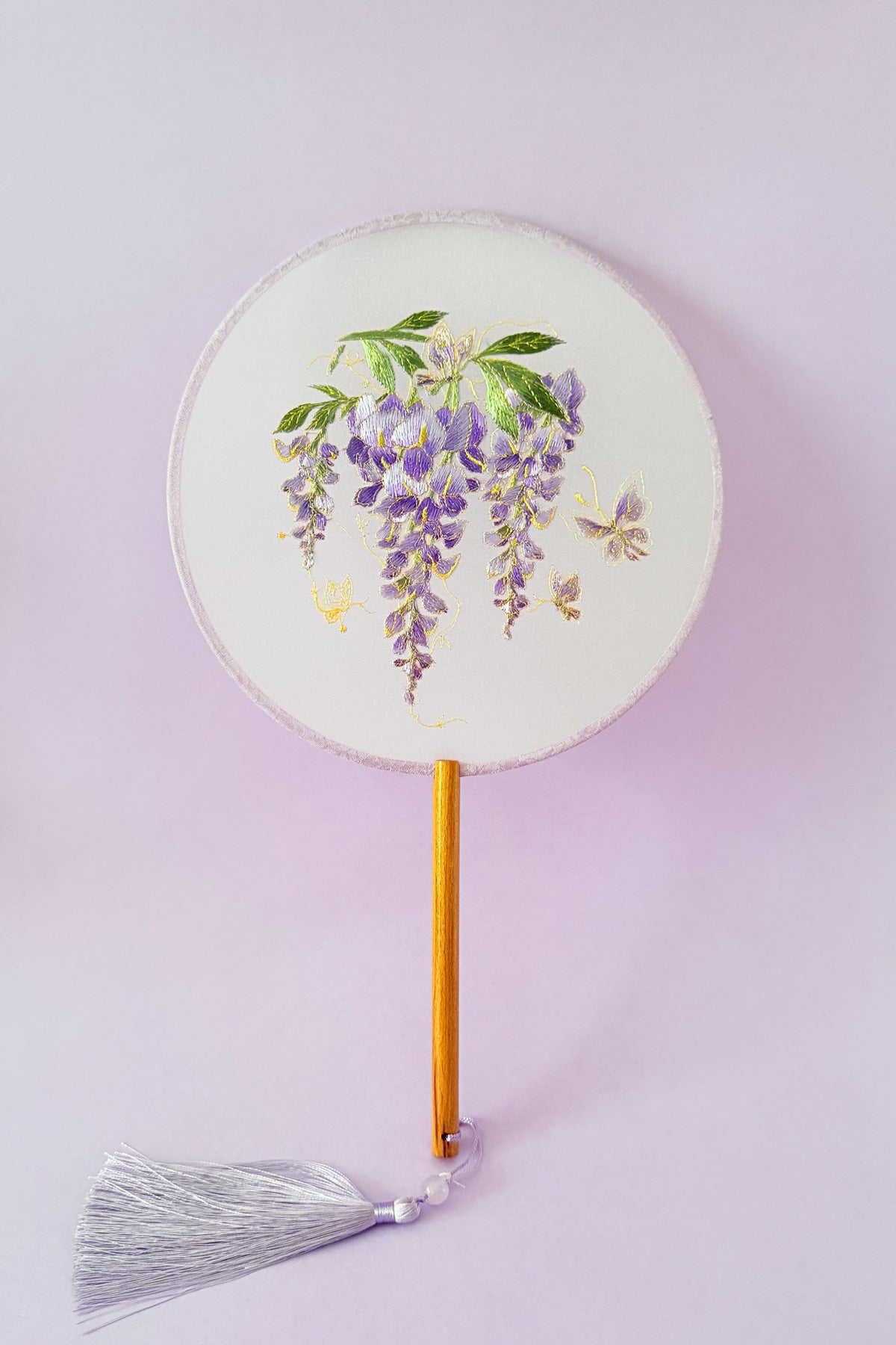 Éventail de soie - En rond - HanWen Shop