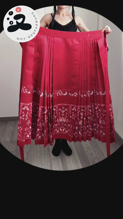 Ensemble Hanfu de la dynastie Ming 明 - "Hongran"