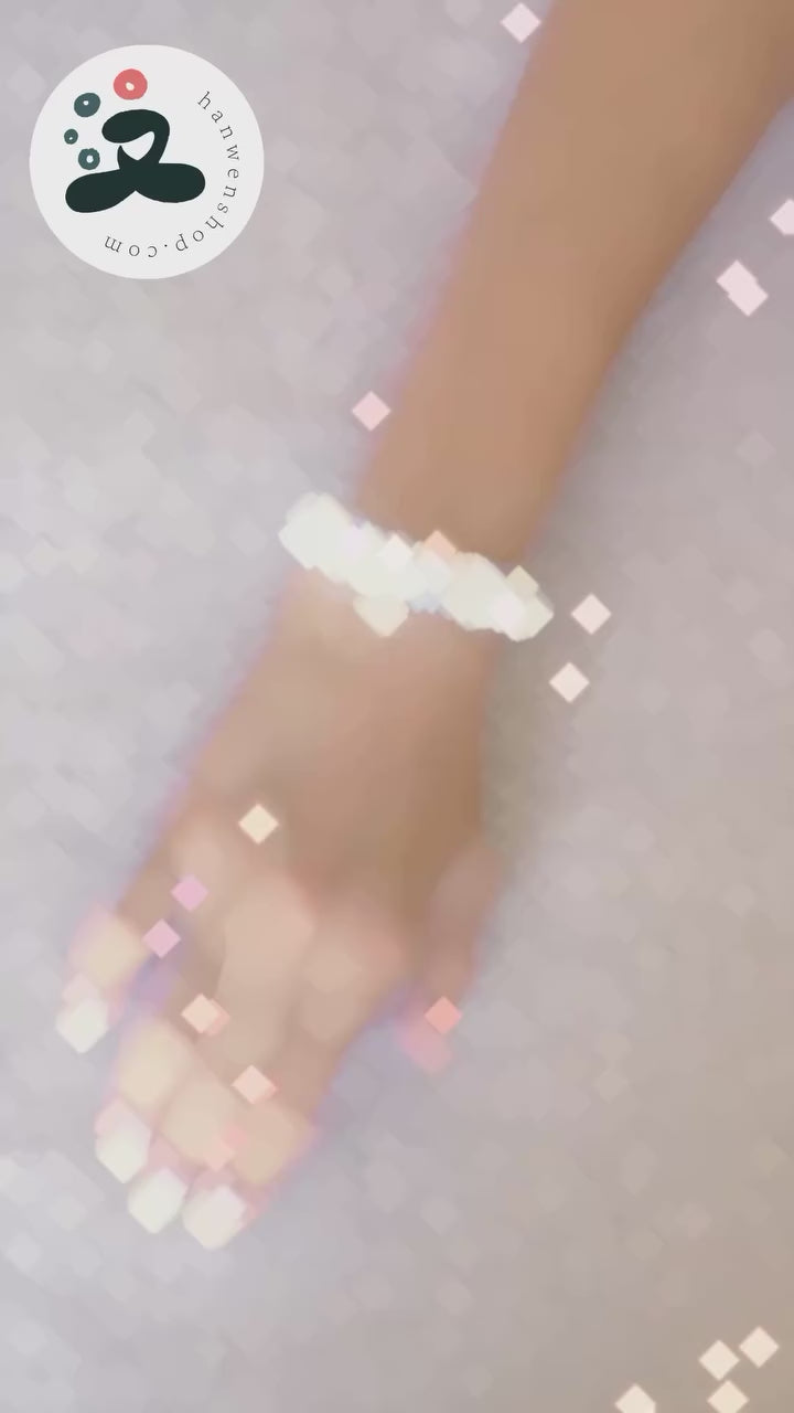 Bracelet fait main multicolore – Nuances Morandi - HanWn Shop