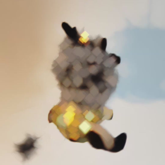 Pendentif d'Art en Broderie fait main – Kirin Impérial - HanWen Shop