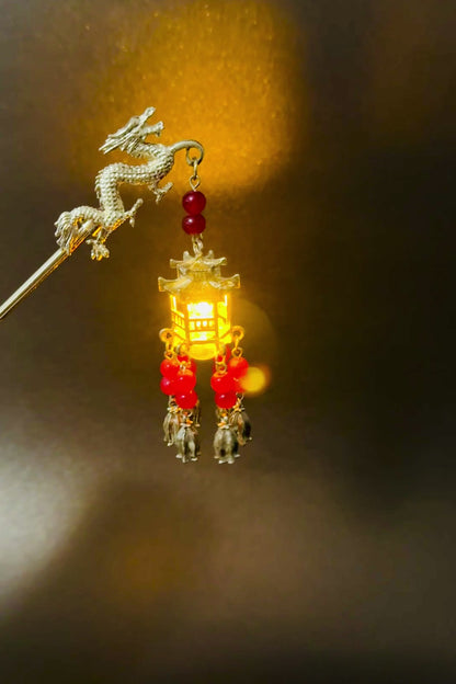 Hairpin with LED light - Palace lantern
