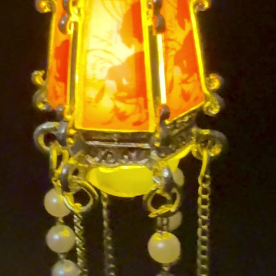 Épingle à cheveux phénix avec lumière LED – Lanterne du Palais - HanWen Shop