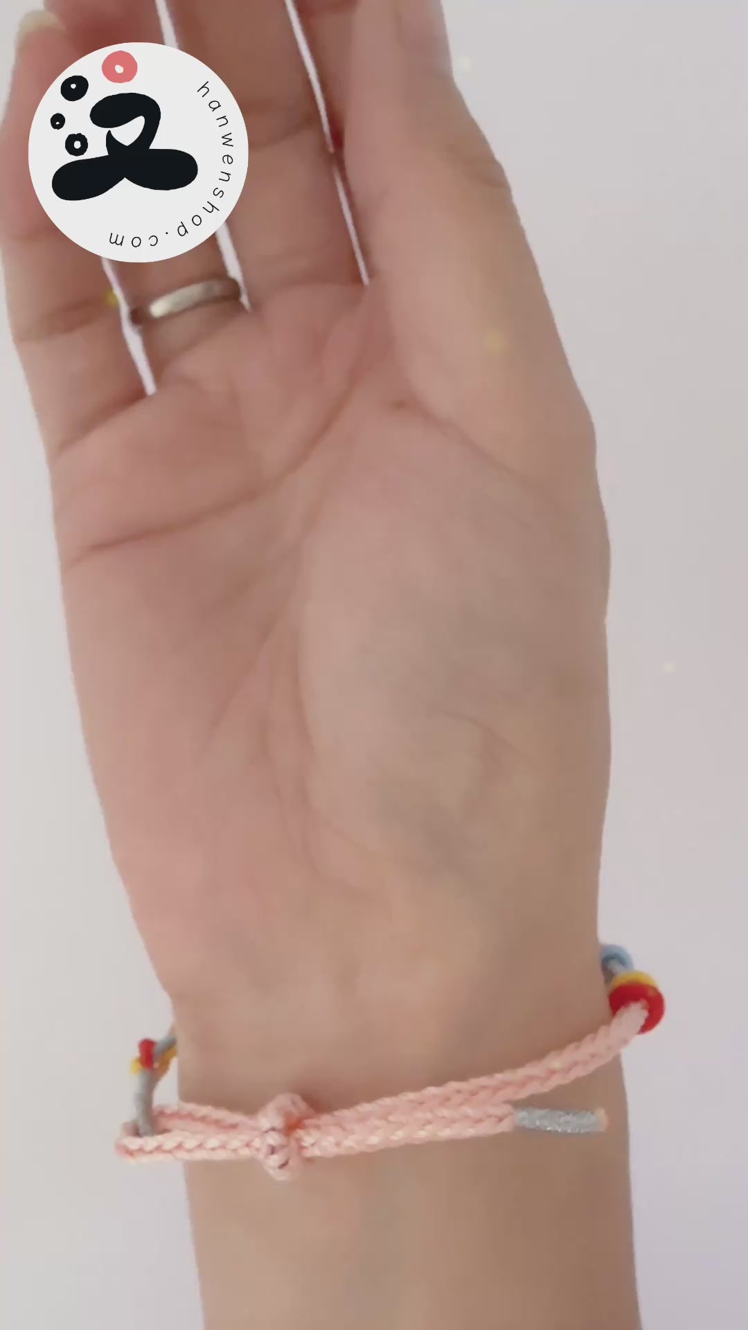 Bracelet tressé porte-bonheur fait main - aux couleurs des 12 signes du zodiaque - Taureau - Hanwen Shop