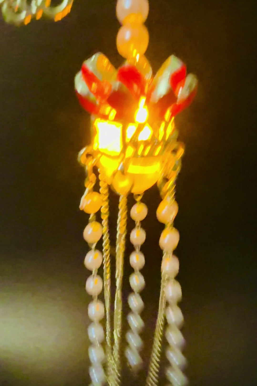 Épingle à cheveux phénix avec lumière LED - Panier de fleurs - HanWen Shop